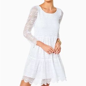 NWT Lilly Pulitzer Geanna Dress in white size XL